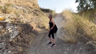 ACCIDENTAL HOMEMADE OUTDOOR PORN - We cum very fast at the same time !!! RISKY HOMEMADE SEX - 2 image