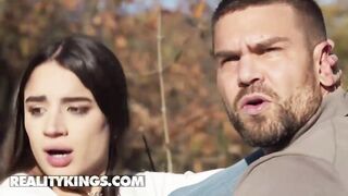 REALITY KINGS - Candie Luciani & Juan Lucho’s Outdoor Quickie Goes Wild With A Lucky Camera Guy - 9 image