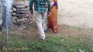 Indian Step Mother-in-law And Step Wife Fucked by Her Step Son in-law - Hindi Clear Audio (Threesome Sex) - 1 image