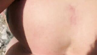 felicity feline outdoor sex and blowjob