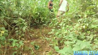 Real orgasm outdoor fuck