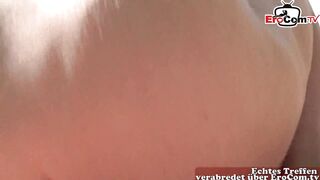FAT Housewife with big natural tits at EroCom Date seduced in public and outdoor fuck pov - 13 image