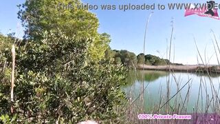 German amateur young woman gets fucked outdoor by stranger - 7 image