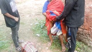 outdoor first time theresome on the best in Rupali Bengali wife