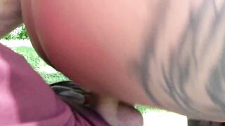 Risky German Outdoor Fuck with Hot Blonde Milf Babe - 12 image