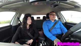 Ruby Red Lady Hot Casting with Luis Garay, Oral While Driving, Outdoor Sex and Brutal Facial - 11 image