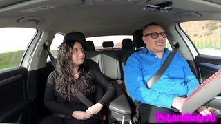 Ruby Red Lady Hot Casting with Luis Garay, Oral While Driving, Outdoor Sex and Brutal Facial - 6 image