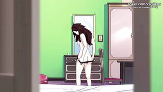 18yo Young Girl With A Perfect Big Ass Gets Her Tight Pussy Fucked Hard And Creampied In Shower | Naruto: Kunoichi Trainer | Naruto Anime Hentai Porn Game - 1 image