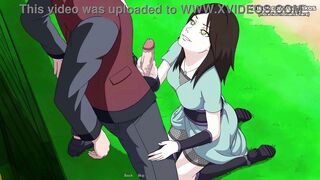 18yo Young Girl With A Perfect Big Ass Gets Her Tight Pussy Fucked Hard And Creampied In Shower | Naruto: Kunoichi Trainer | Naruto Anime Hentai Porn Game - 9 image