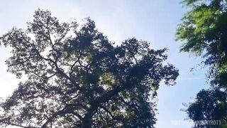 A walk in the forest, outdoor sex. - 1 image