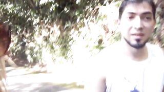 A walk in the forest, outdoor sex. - 3 image