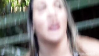 A walk in the forest, outdoor sex. - 6 image