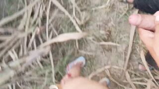 Indian Desi Village new outdoor Indian village outdoor public pissing - 12 image