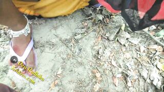 Desi Indian Outdoor Jungle Sex In Saree