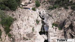 TUSHY Feisty Redhead Audrey Reid Puts Her Man To The Test In Passionate Outdoor Anal Adventure