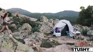 TUSHY Feisty Redhead Audrey Reid Puts Her Man To The Test In Passionate Outdoor Anal Adventure