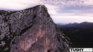 TUSHY Feisty Redhead Audrey Reid Puts Her Man To The Test In Passionate Outdoor Anal Adventure