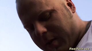 german teen rough outdoor fucked - 6 image