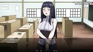 Naruto: Kunoichi Trainer | Big Ass 18yo Hinata Hyuga Teen Public Pussy Sex And Anal With Naruto. He Creampies Her Holes | Naruto Anime Hentai Porn Game - 6 image
