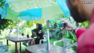 Desi Indian Boy friend & Girl friend Outdoor sex turns into A Hardcore Threesome with a Stranger Guy ( Hindi Audio )