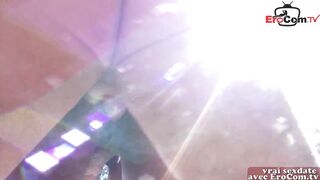 French petite ebony teen at amateur outdoor sex cum swallow - 7 image