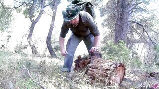 Costume Parody Roleplay with Latina Teen Bitch Susy Gala who get Outdoor Fucked by older Guy - 1 image