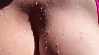 Artemisia Love hot solo tits and horny pussy outdoor
