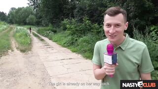NastyClub - Supermodel Kama Oxi in Outdoor Bike Commercial - 3 image