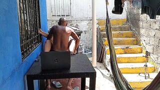 Outdoor sex with my hot, big-assed neighbor - 9 image