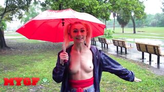 MY GF - Chloe Temple’s Free Spirit Shines As She Gets Fucked In The Rain For Wet Outdoor Sex - 2 image