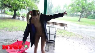 MY GF - Chloe Temple’s Free Spirit Shines As She Gets Fucked In The Rain For Wet Outdoor Sex - 3 image