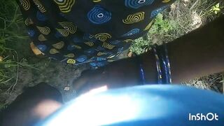 Indian housewife aunty outdoor sex - 6 image