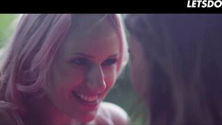 Busty Angel Wicky Seduces Vanessa Decker for Outdoor Pussy Licking - 4 image