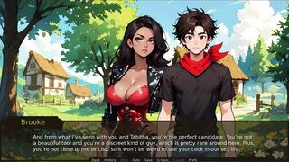 Farmer Kink [ TABOO Hentai Game ] Ep.20 LESBIAN COUPLE using his COCK outdoor ! - 11 image