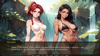 Farmer Kink [ TABOO Hentai Game ] Ep.20 LESBIAN COUPLE using his COCK outdoor !