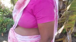 Indian tamil bhabhi sex in outdoor banana grove - 10 image