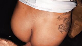 Anal creampie outdoor night on the railroad with lots of naughtiness and adrenaline. Vagninho and Luna Oliveira - 6 image