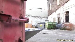 cute german teen outdoor fucked