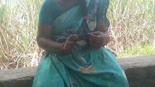 Indian housewife sex in Guest House in outdoor - 2 image