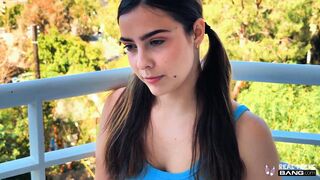 Florida Teen Violet Dawn: Risky Outdoor Exhibitionism & POV Fuck - 2 image