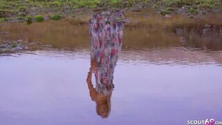 Real German Teen Couple Romantic Outdoor Sex on Holiday - 1 image