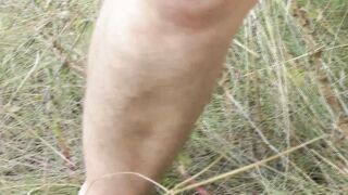 Sex with hairy mature outdoor - 1 image