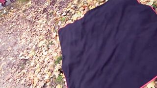 German Outdoor: Risky Public Sex in the Park (Brunette Milf)