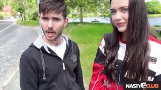 NastyClub - Naughty Vixi Rafi Cheating on Cuck Boyfriend in Outdoor Pickup Scene - 4 image