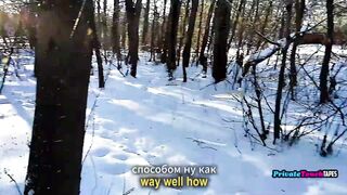 Outdoor blowjob by stepsister russian is my favorite - 1 image