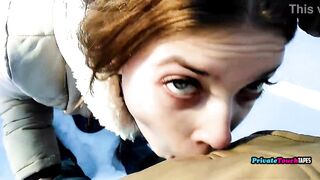 Outdoor blowjob by stepsister russian is my favorite - 8 image