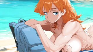 POKEMON HENTAI PARODY. Ash and Misty outdoor meeting.