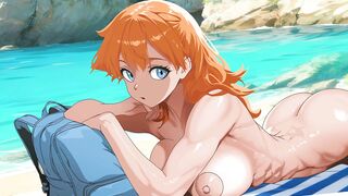 POKEMON HENTAI PARODY. Ash and Misty outdoor meeting.