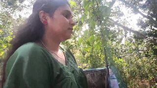 Outdoor Sex Mallu Couple Hot Romance And Sex On Terrace - 1 image