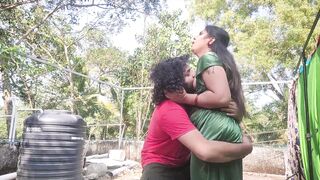 Outdoor Sex Mallu Couple Hot Romance And Sex On Terrace - 5 image
